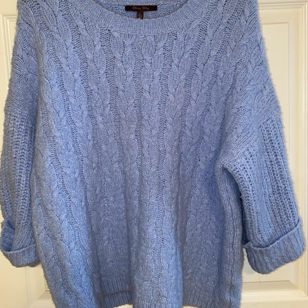 Blue sweater, supper soft
